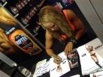 Kris J with QNT supplements at the Health and Fitness expo in Paris 