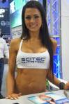 Magnea Gunnars with Scitec Nutrition at the 2014 FIBO expo