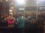 Kris J with QNT supplements at the Health and Fitness expo in Paris 